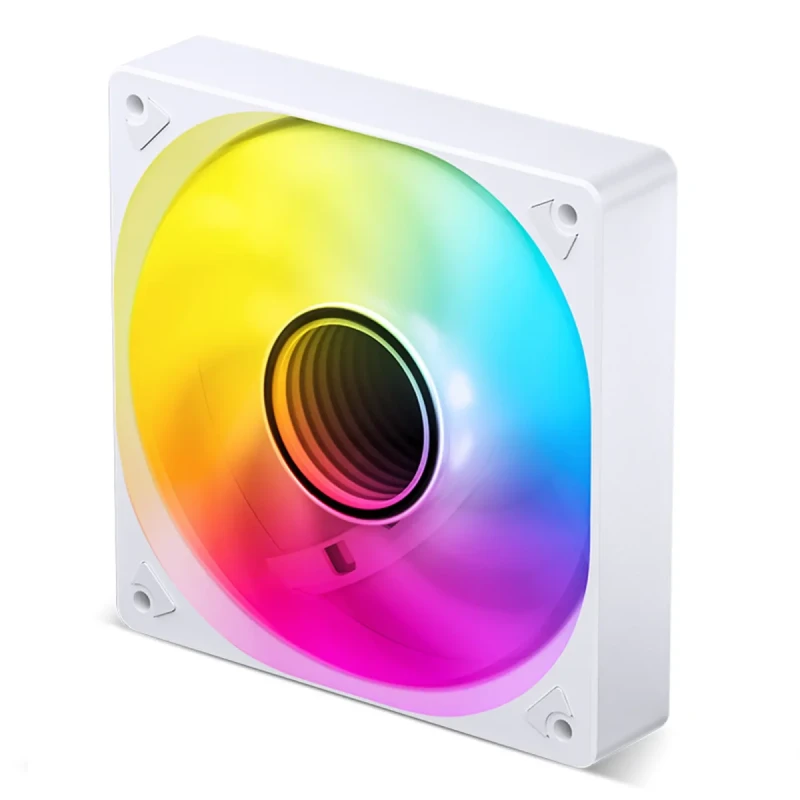 Кулер JONSBO SL-120WR White RGB (120mm, 600-1500RPM, 32dB, 4pin+LED 3pin)