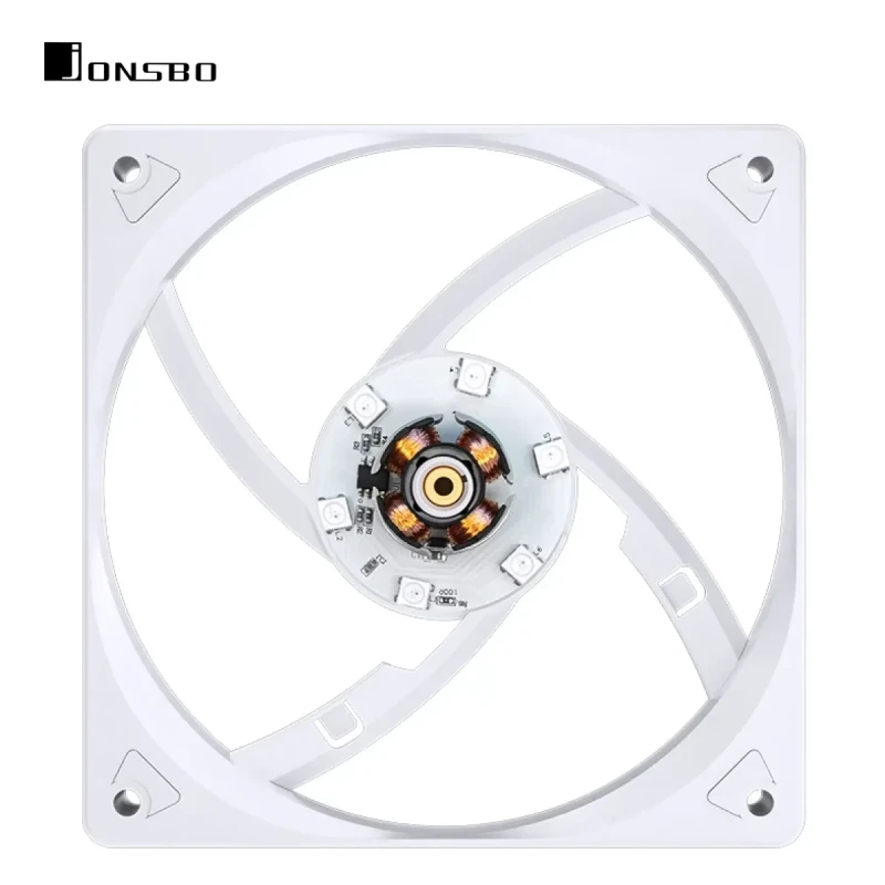 Процесорний кулер JONSBO CR-1000 EVO ARGB White (120mm/4pin/1500RPM/32Dba/4 тепл. трубки)