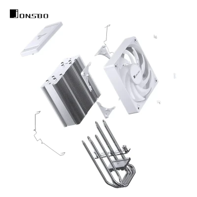 Процесорний кулер JONSBO CR-1000 EVO ARGB White (120mm/4pin/1500RPM/32Dba/4 тепл. трубки) Процесорний кулер JONSBO CR-1000 EVO ARGB White (120mm/4pin/1500RPM/32Dba/4 тепл. трубки)