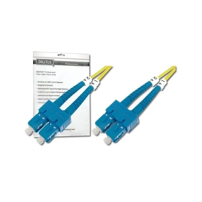 Патч-корд AMP SC-SC, SM, 9/125, Duplex, LSZH, 15м (1-6348260-5)