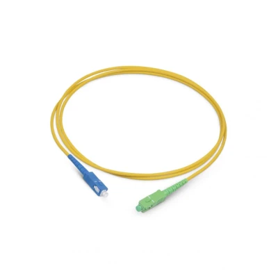 Патч-корд оптичний Cor-X SC/UPC-SC/APC SingleMode Simplex 3м (OFPC-SC/UPC-SC/APC-3)