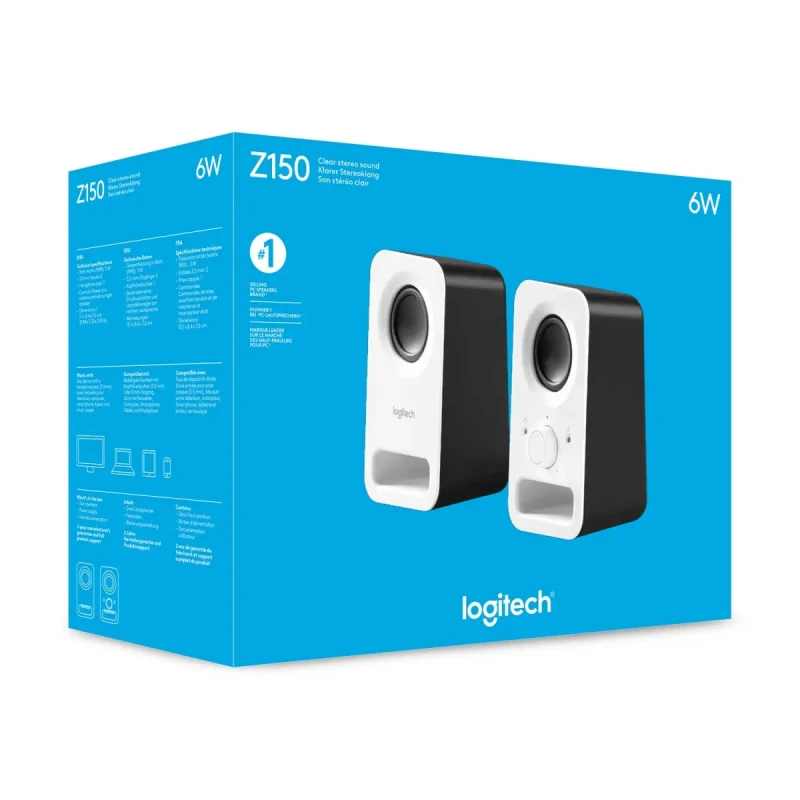 Акустична система Logitech Z-150 2.0 Snow White (980-000815)