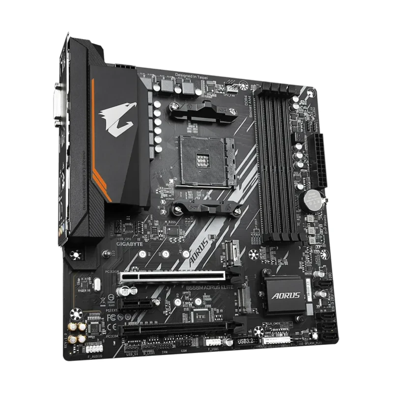 Материнська плата GIGABYTE B550M AORUS ELITE (sAM4, AMD B550, DDR4, mATX)