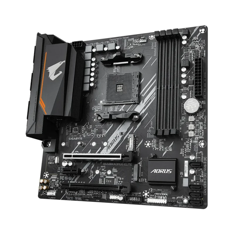 Материнська плата GIGABYTE B550M AORUS ELITE (sAM4, AMD B550, DDR4, mATX)