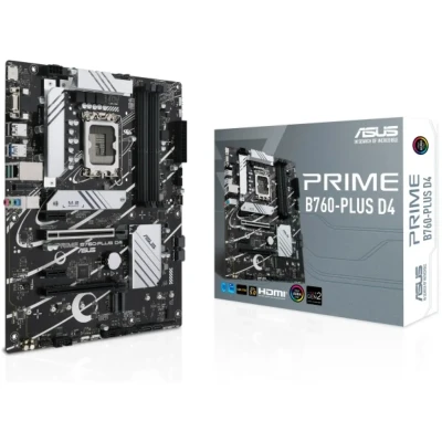 Материнська плата ASUS PRIME B760-PLUS D4 (s1700, Intel B760, DDR4, ATX)