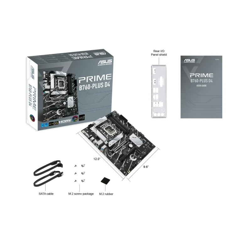 Материнська плата ASUS PRIME B760-PLUS D4 (s1700, Intel B760, DDR4, ATX)