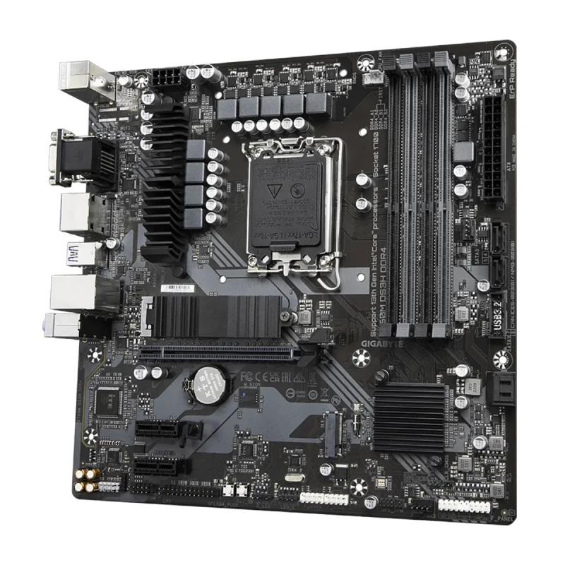 Материнська плата GIGABYTE B760M DS3H DDR4 (s1700, Intel B760, DDR4, mATX)