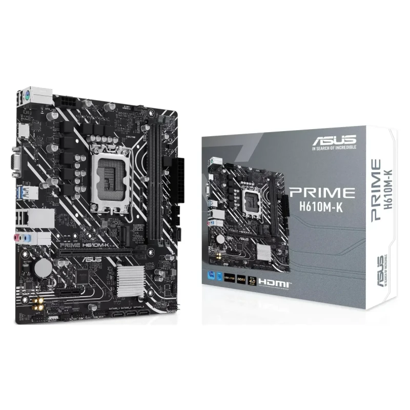 Материнська плата ASUS PRIME H610M-K (s1700, Intel H610, DDR5, mATX)