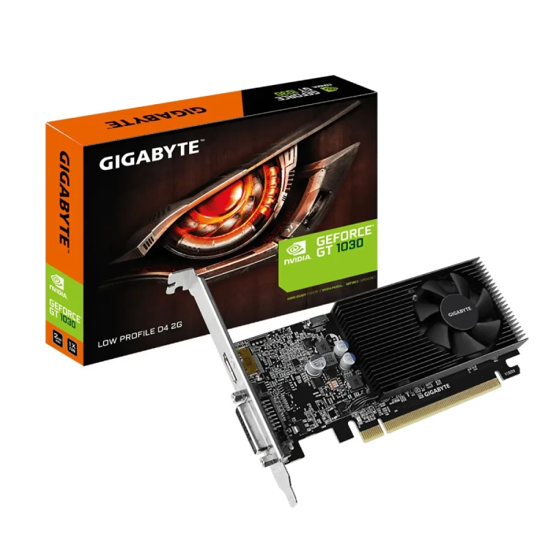 Відеокарта GIGABYTE Nvidia GeForce GT1030 LP 2GB D4 (GV-N1030D4-2GL)