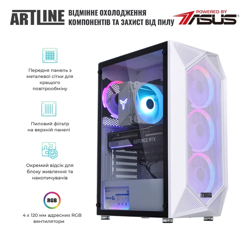 Персональний комп'ютер ARTLINE Gaming X53WHITE (X53WHITEv33)