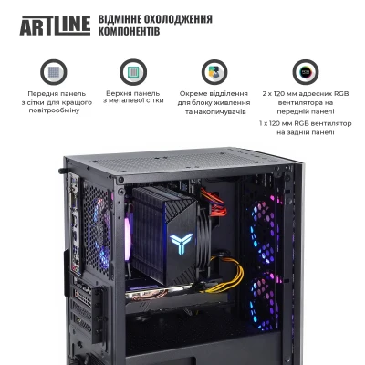 Персональний комп'ютер ARTLINE Gaming X61 (X61v18)