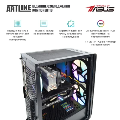 Персональний комп'ютер ARTLINE Gaming X35 (X35v49) Персональний комп'ютер ARTLINE Gaming X35 (X35v49)
