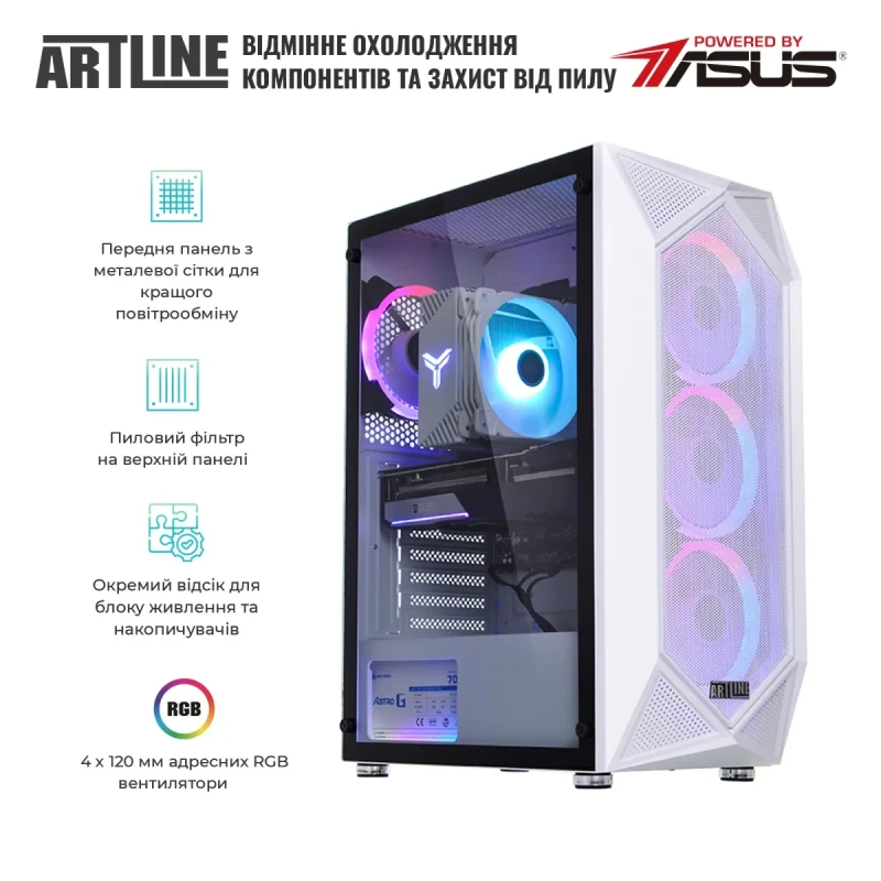 Комп'ютер ARTLINE Gaming X81White Windows 11 Home (X81Whitev32Win)