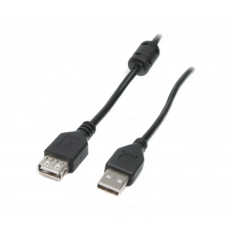 Кабель-подовжувач Maxxter UF-AMAF-10, USB2.0, феррит, 3 м.