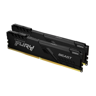 Модуль пам'яті Kingston FURY Beast Black DDR4-3200 32GB (2x16GB) CL16-18-18 1.35V XMP (KF432C16BB1K2/32)