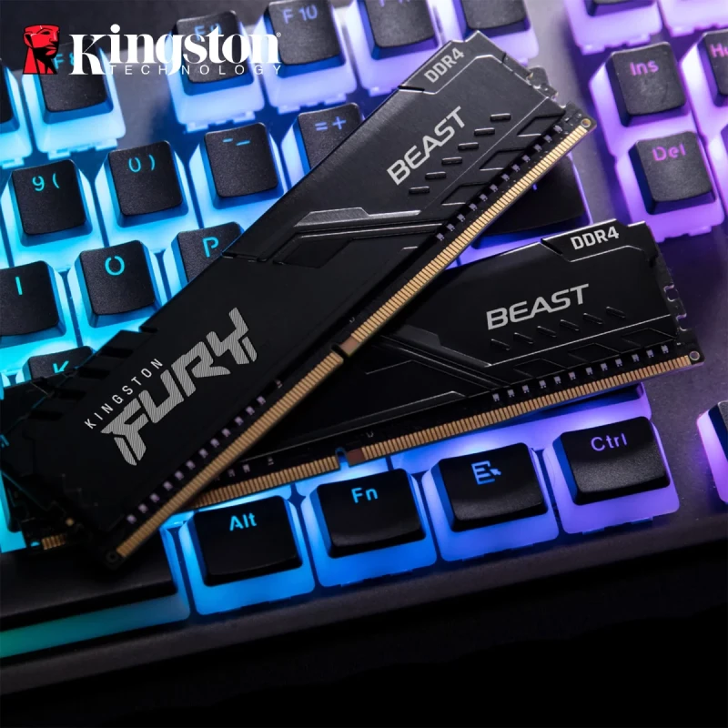 Модуль пам'яті Kingston Fury Beast Black DDR4-3200 32GB CL16-20-20 1.35V