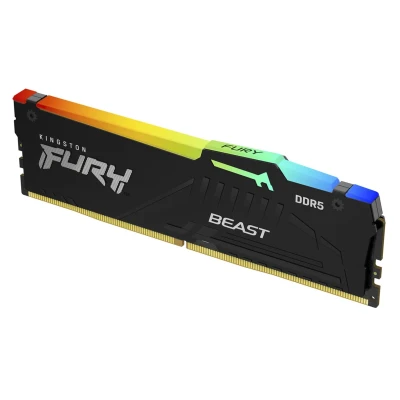 Модуль пам'яті Kingston FURY Beast RGB Black DDR5-5200 32Gb (KF552C40BBA-32) Модуль пам'яті Kingston FURY Beast RGB Black DDR5-5200 32Gb (KF552C40BBA-32)