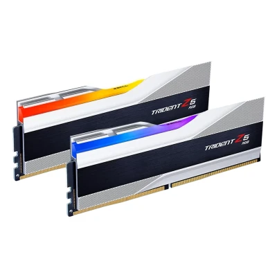 Модуль пам'яті G.Skill Trident Z5 RGB Silver DDR5-7200 32GB (2x16GB) CL34-45-45-115 1.40V Модуль пам'яті G.Skill Trident Z5 RGB Silver DDR5-7200 32GB (2x16GB) CL34-45-45-115 1.40V
