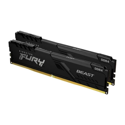 Модуль пам'яті Kingston FURY Beast Black DDR4-3200 32GB (2x16GB) CL16-20-20 1,35V (KF432C16BBK2/32)