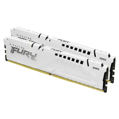 Модуль пам'яті Kingston FURY Beast White DDR5-5200 64GB (2x32GB) CL36-40-40 1.25V EXPO Модуль пам'яті Kingston FURY Beast White DDR5-5200 64GB (2x32GB) CL36-40-40 1.25V EXPO