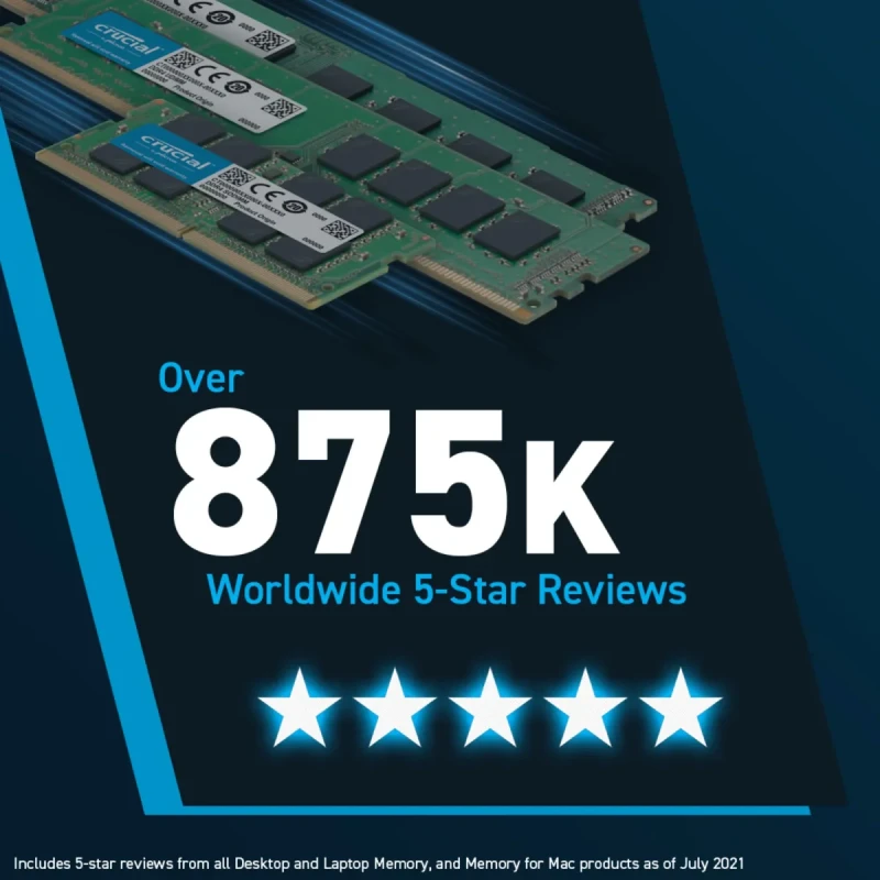 Модуль пам'яті Crucial DDR5-5600 16GB CL46-45-45 1.1V