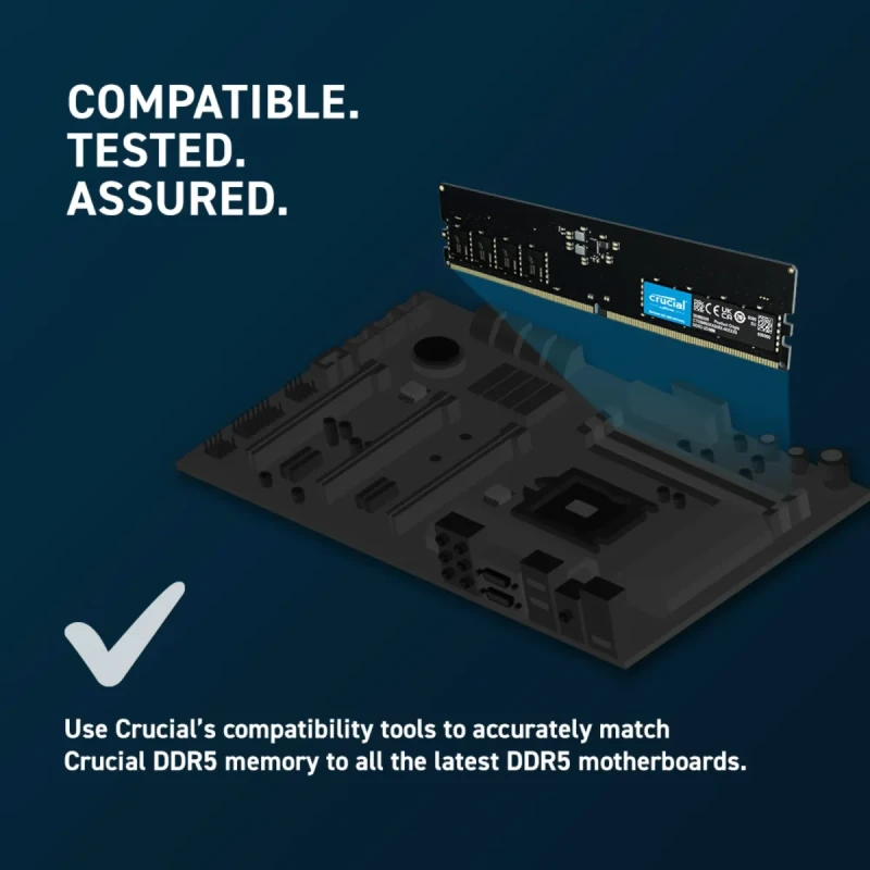 Модуль пам'яті Crucial DDR5-5600 16GB CL46-45-45 1.1V