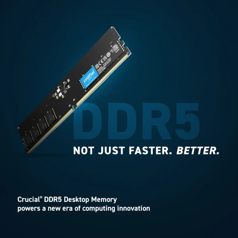 Модуль пам'яті Crucial DDR5-5600 16GB CL46-45-45 1.1V