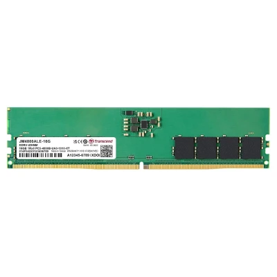Модуль пам'яті Transcend DDR5-4800 16GB CL40 1,1V Модуль пам'яті Transcend DDR5-4800 16GB CL40 1,1V