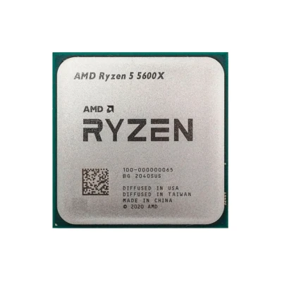 Процесор AMD Ryzen 5 5600X (6C/12T, 3.7-4.6GHz,32MB,65W,AM4) Tray (100-000000065)