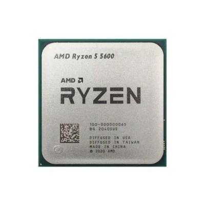 Процесор AMD Ryzen 5 5600 (6C/12T, 3.5-4.4GHz, 32MB,65W,AM4) Tray (100-000000927)