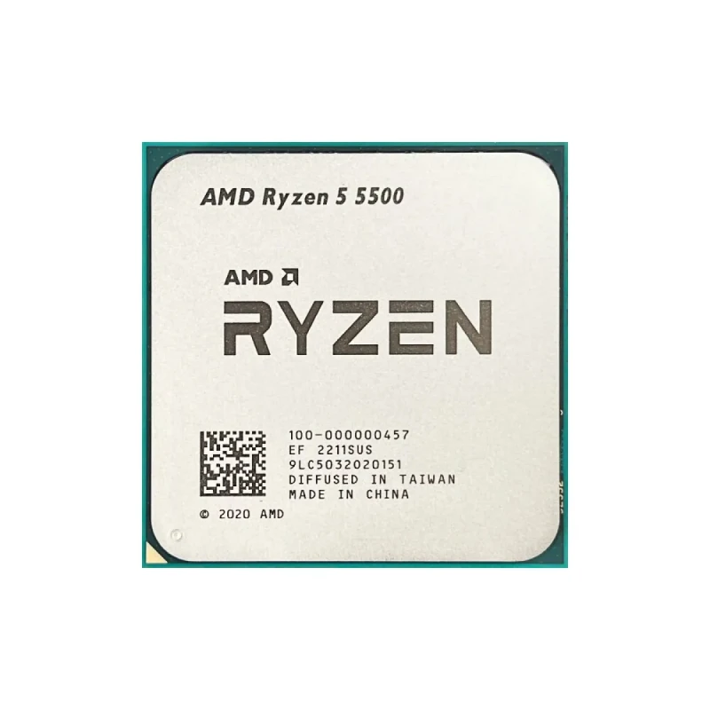 Процесор AMD Ryzen 5 5500 (6C/12T, 3.6-4.2GHz,16MB,65W,AM4) Tray (100-000000457)