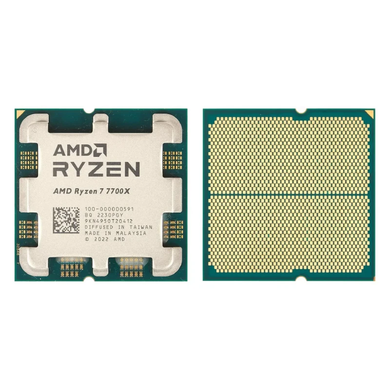 Процесор AMD Ryzen 7 7700X (8C/16T, 4.5-5.4GHz,32MB,105W,AM5) BOX (100-100000591WOF)