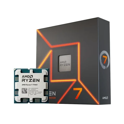 Процесор AMD Ryzen 7 7700X (8C/16T, 4.5-5.4GHz,32MB,105W,AM5) BOX (100-100000591WOF)