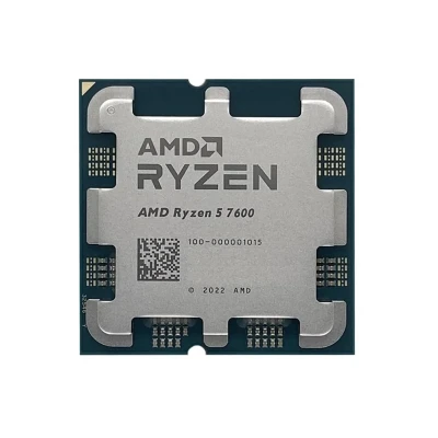Процесор AMD Ryzen 5 7600 (6C/12T, 4.7-5.1GHz,32MB,65W,AM5) tray (100-000001015)