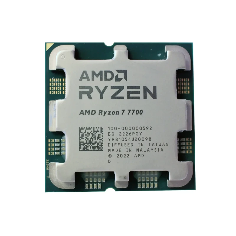 Процесор AMD Ryzen 7 7700 (8C/16T, 3.8-5.3GHz,32MB,65W,AM5) tray (100-000000592)