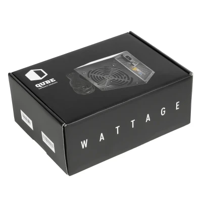 Блок живлення QUBE 600W 80+ (QBC-GPS600A12)