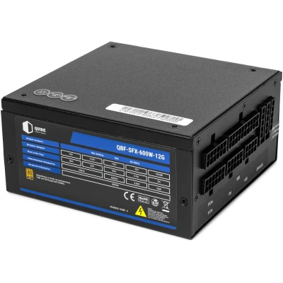 Блок живлення QUBE 600W 80+ Gold (QBF-SFX-600W-12G Bulk) Блок живлення QUBE 600W 80+ Gold (QBF-SFX-600W-12G Bulk)