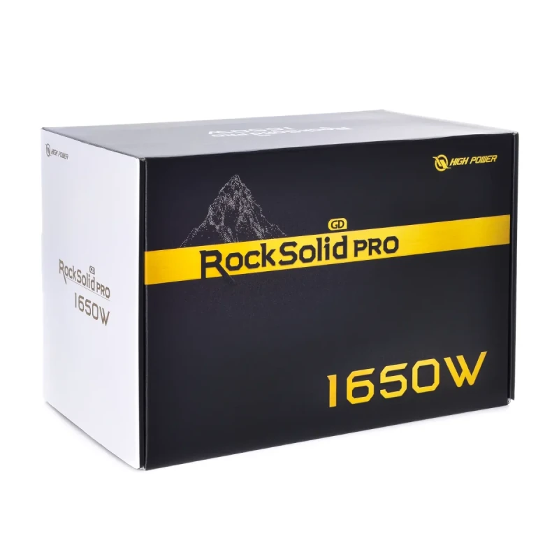 Блок живлення High Power Rock Solid Pro 1650W 80+ GOLD (RS-1650GD PRO)