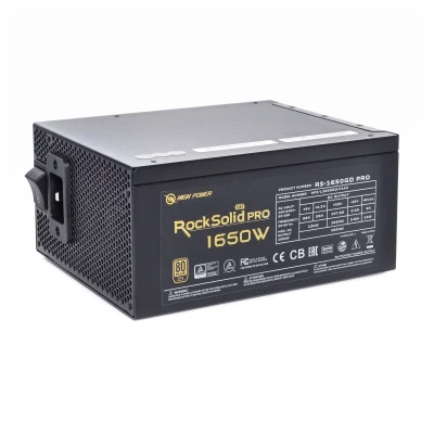 Блок живлення High Power Rock Solid Pro 1650W 80+ GOLD (RS-1650GD PRO)