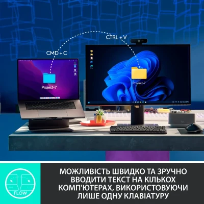 Клавіатура Logitech MX Mechanical Wireless Illuminated Performance Graphite Tactile (920-010757) Клавіатура Logitech MX Mechanical Wireless Illuminated Performance Graphite Tactile (920-010757)