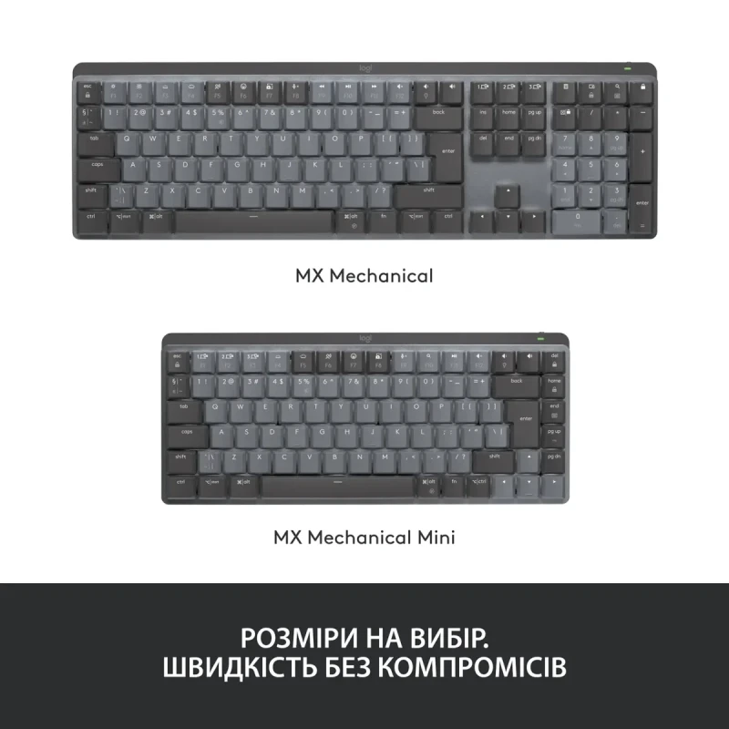 Клавіатура Logitech MX Mechanical Wireless Illuminated Performance Graphite Tactile (920-010757)