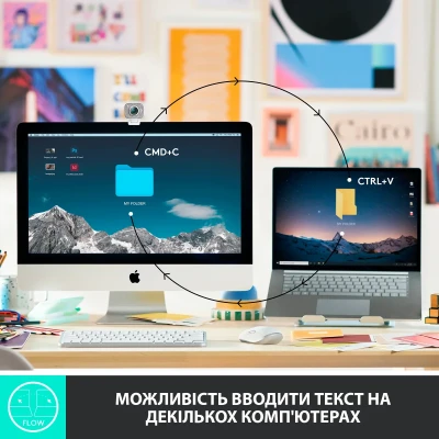 Клавіатура Logitech MX Keys Mini Wireless Illuminated UA Rose (920-010500) Клавіатура Logitech MX Keys Mini Wireless Illuminated UA Rose (920-010500)