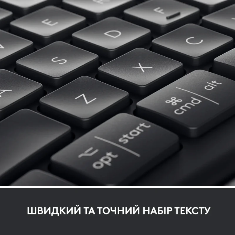 Клавіатура Logitech ERGO K860 for Business Bluetooth/Wireless UA Black (920-010352)
