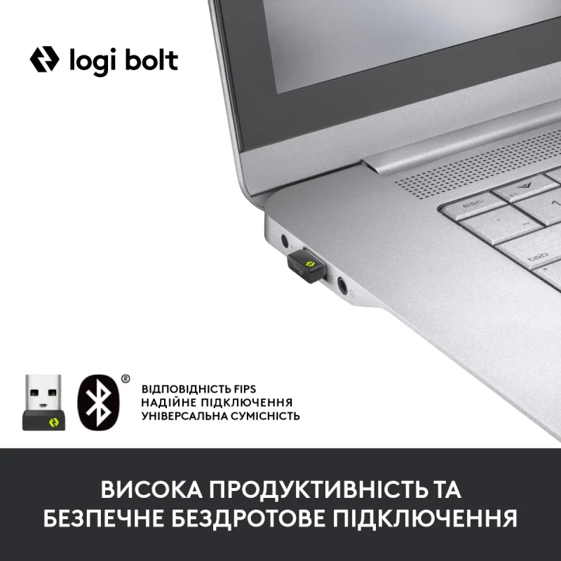 Клавіатура Logitech ERGO K860 for Business Bluetooth/Wireless UA Black (920-010352)