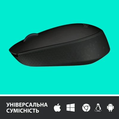 Мишка Logitech M170 Wireless Black/Grey (910-004642)