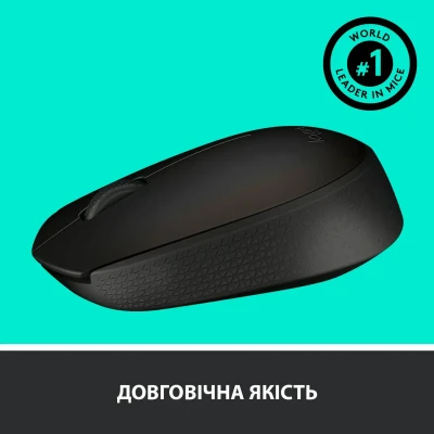 Мишка Logitech M170 Wireless Black/Grey (910-004642)