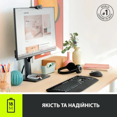 Мишка Logitech M280 Wireless Black (910-004287) Мишка Logitech M280 Wireless Black (910-004287)