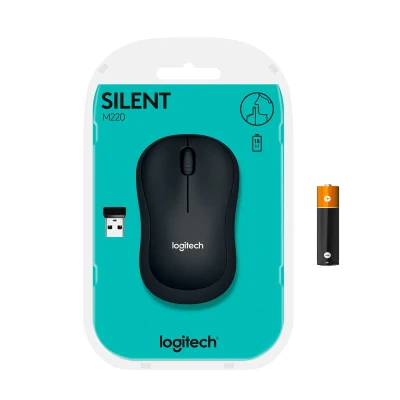 Мишка Logitech M220 Silent Wireless Black (910-004878)