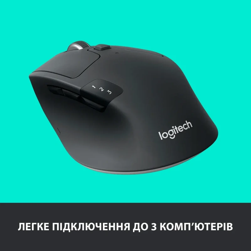 Мишка Logitech M720 Triathlon Wireless/Bluetooth Black (910-004791)