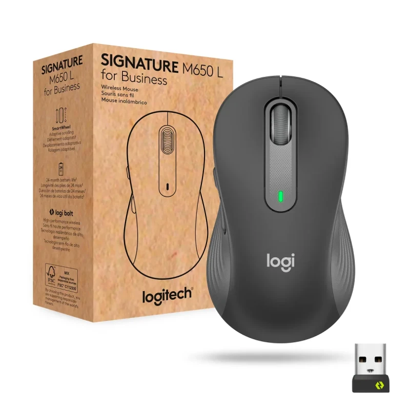 Мишка Logitech Signature M650 Graphite B2B (910-006274)